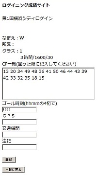 個別成績画面