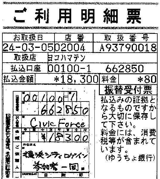 東日本大震災寄付