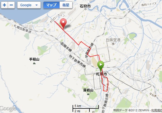 garmin210のログ
