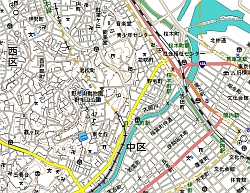 SVG地図(建物なし)