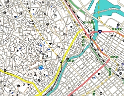 SVG地図(建物注記なし)