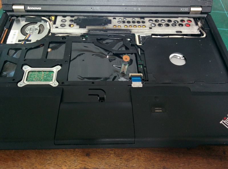 キーボード取付け前